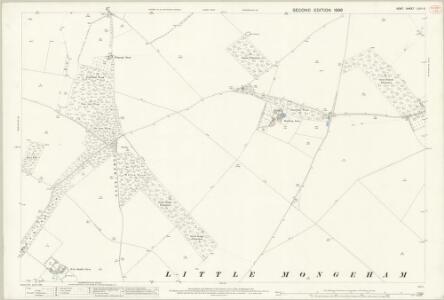 Kent LVIII.6 (includes: Northbourne; Sutton; Tilmanstone) - 25 Inch Map
