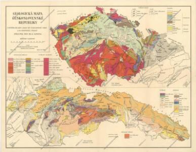 Geologická mapa Československé republiky