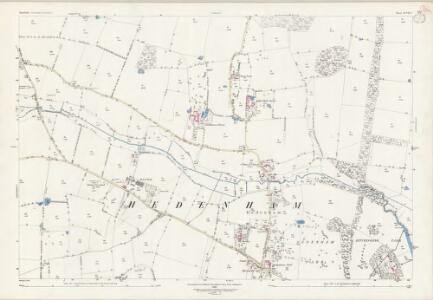 Norfolk XCVIII.2 (includes: Bedingham; Ditchingham; Hedenham; Woodton) - 25 Inch Map
