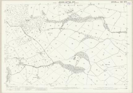 Shropshire XXXIX.14 (includes: Chirbury; Trelystan; Worthen) - 25 Inch Map