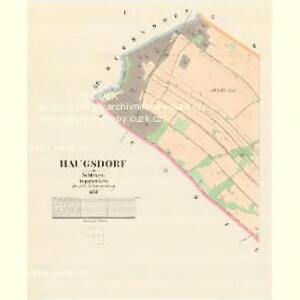 Haugsdorf - m0926-1-001 - Kaiserpflichtexemplar der Landkarten des stabilen Katasters