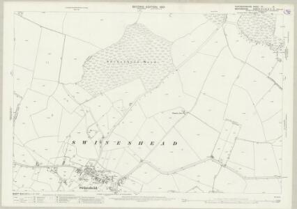 Huntingdonshire XX.10 (includes: Dean and Shelton; Kimbolton; Melchbourne and Yelden; Pertenhall; Swineshead; Tilbrook) - 25 Inch Map