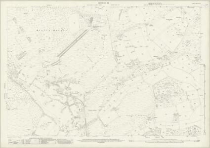 Surrey XVI.10 (includes: Bisley; Chobham; Pirbright; Woking) - 25 Inch Map