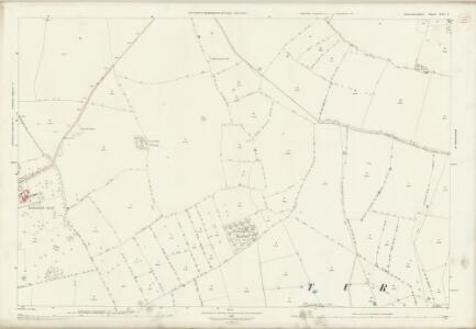 Leicestershire XLV.3 (includes: Carlton Curlieu; Kibworth Harcourt; Shangton; Tur Langton) - 25 Inch Map