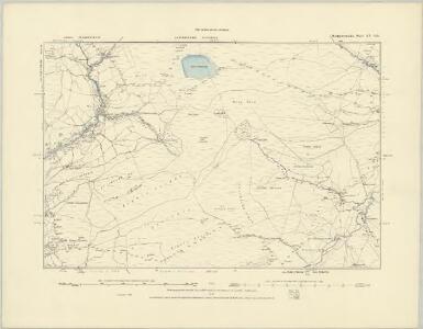 Montgomeryshire XX.SW - OS Six-Inch Map