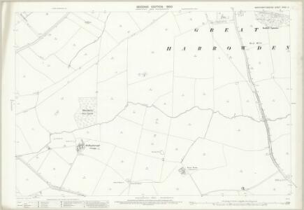 Northamptonshire XXXIX.2 (includes: Great Harrowden; Hardwick; Little Harrowden; Wellingborough) - 25 Inch Map