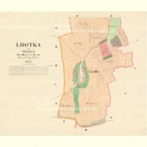 Lhotka - m1535-1-002 - Kaiserpflichtexemplar der Landkarten des stabilen Katasters