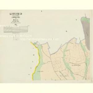 Kotzerad - c2545-1-001 - Kaiserpflichtexemplar der Landkarten des stabilen Katasters