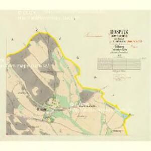 Hospitz (Hostikowitz) - c2244-1-002 - Kaiserpflichtexemplar der Landkarten des stabilen Katasters