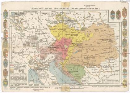 Dějepisná mapa mocnářství Rakousko-Uherského
