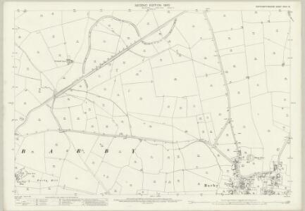 Northamptonshire XXVIII.16 (includes: Barby; Kilsby) - 25 Inch Map
