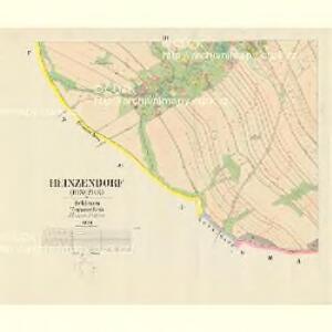 Heinsendorf (Hinczice) - m0945-1-003 - Kaiserpflichtexemplar der Landkarten des stabilen Katasters