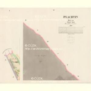 Plachtin - c5798-1-001 - Kaiserpflichtexemplar der Landkarten des stabilen Katasters