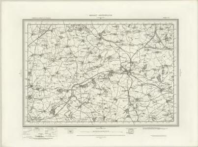 OLD ORDNANCE SURVEY MAP MARKET HARBOROUGH 1899 NORTHAMPTON ROAD LITTLE BOWDEN 