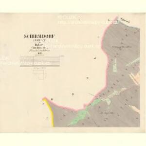 Schirmdorf (Semain) - c6823-1-001 - Kaiserpflichtexemplar der Landkarten des stabilen Katasters