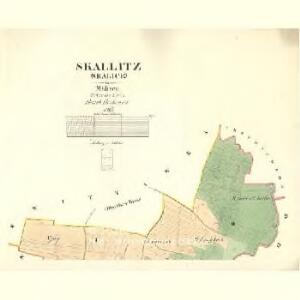 Skalitz (Skalice) - m2723-1-001 - Kaiserpflichtexemplar der Landkarten des stabilen Katasters