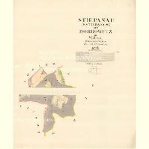 Stiepanau (Sstiepanow) - m3052-1-004 - Kaiserpflichtexemplar der Landkarten des stabilen Katasters