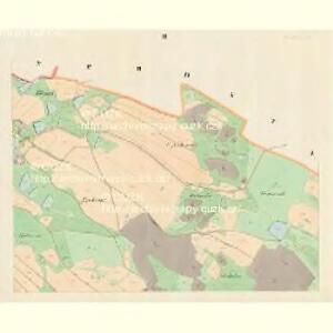 Ober Wolleschna (Zawisna Wollessna) - m0809-1-002 - Kaiserpflichtexemplar der Landkarten des stabilen Katasters