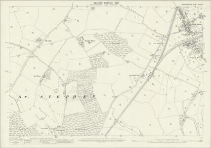 Hertfordshire XXXIX.3 (includes: St Albans; St Stephen) - 25 Inch Map