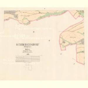 Schreibersdorf (Piseczna) - c5779-1-004 - Kaiserpflichtexemplar der Landkarten des stabilen Katasters