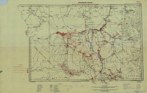 Southern Sudan (1951) Distribution of Population During Wet Season
