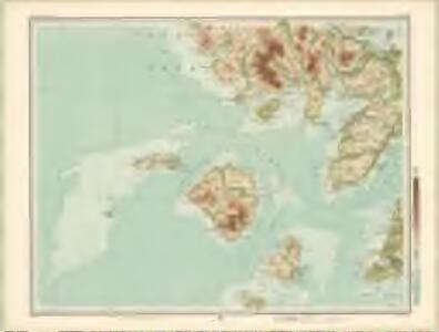 Rum, Cuillins - Bartholomew's 'Survey Atlas of Scotland'