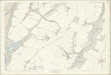 Cornwall LVIII.14 (includes: St Clement; St Michael Penkevil) - 25 Inch Map