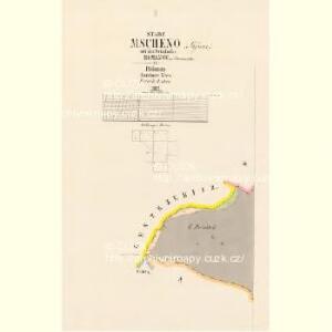 Mscheno - c4888-1-001 - Kaiserpflichtexemplar der Landkarten des stabilen Katasters