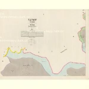 Nausow (Nauzow) - c5187-1-001 - Kaiserpflichtexemplar der Landkarten des stabilen Katasters