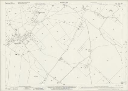 Kent LVII.4 (includes: Nonington) - 25 Inch Map