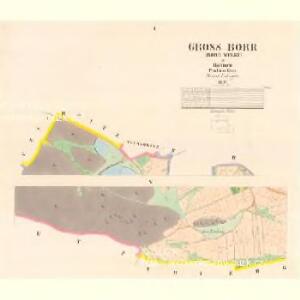 Gross Borr (Borr Welky) - c8443-1-001 - Kaiserpflichtexemplar der Landkarten des stabilen Katasters
