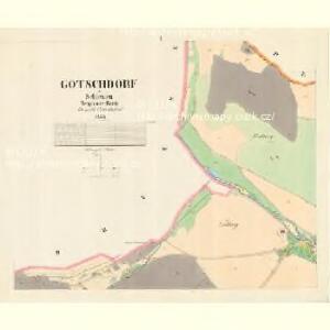Gotschdorf - m0866-1-001 - Kaiserpflichtexemplar der Landkarten des stabilen Katasters