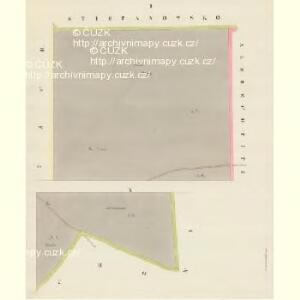 Chwogno - c8957-1-001 - Kaiserpflichtexemplar der Landkarten des stabilen Katasters