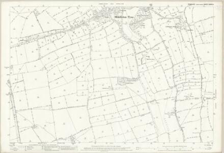 Yorkshire XXXIX.3 (includes: Middleton Tyas; Moulton) - 25 Inch Map