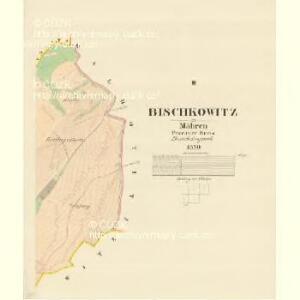 Bischkowitz - m0319-1-002 - Kaiserpflichtexemplar der Landkarten des stabilen Katasters