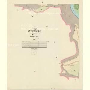 Sternberg - c0993-1-003 - Kaiserpflichtexemplar der Landkarten des stabilen Katasters