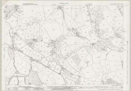 Gloucestershire XXXIV.6 (includes: Badgeworth; Brockworth; Cowley; Great Witcombe) - 25 Inch Map