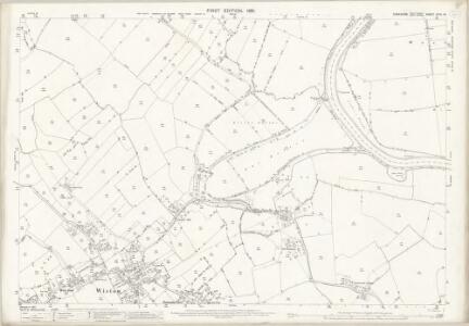 Yorkshire CCVI.14 (includes: Cawood; Riccall; Wistow) - 25 Inch Map