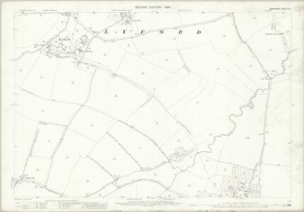 Berkshire IX.14 (includes: Charney Bassett; East Hanney; Garford; Lyford; West Hanney) - 25 Inch Map