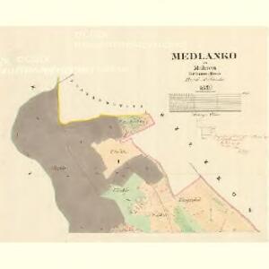 Medlanko - m1741-1-001 - Kaiserpflichtexemplar der Landkarten des stabilen Katasters