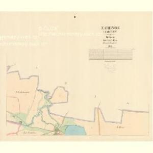 Zabonos (Zabonosy) - c9322-1-002 - Kaiserpflichtexemplar der Landkarten des stabilen Katasters