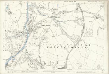 Northumberland (Old Series) CIXA.1 (includes: Consett; Shotley Low Quarter) - 25 Inch Map