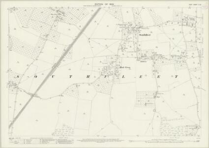 Kent X.13 (includes: Southfleet) - 25 Inch Map