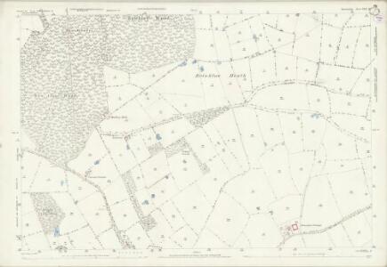 Warwickshire XXII.15 (includes: Binley Woods; Brandon and Bretford; Brinklow; Combe Fields) - 25 Inch Map