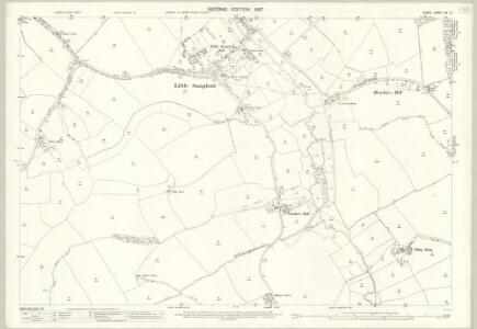 Essex (1st Ed/Rev 1862-96) XV.2 (includes: Great Bardfield; Little Sampford) - 25 Inch Map