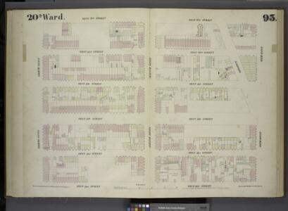 [Plate 93: Map bounded by West 37th Street, Sixth Avenue, West 32nd Street, Eighth Avenue.]