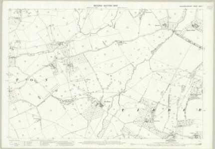 Gloucestershire XXIV.7 (includes: Taynton; Tibberton) - 25 Inch Map