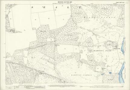 Surrey XXX.8 (includes: Seale) - 25 Inch Map