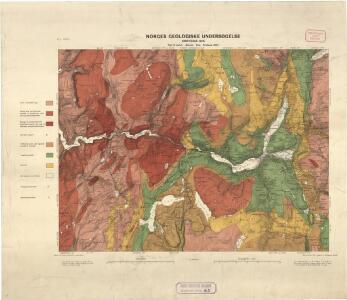 Geologiske kart 63: Den geologiske Undersøgelse, Voss