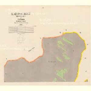 Radoschitz (Radossic) - c6386-1-001 - Kaiserpflichtexemplar der Landkarten des stabilen Katasters